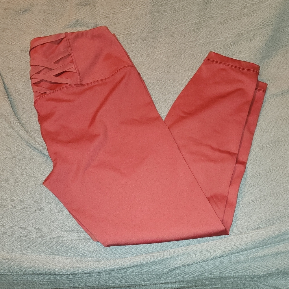 Yogalicious Lux Mauve 7/8 Ankle Leggings